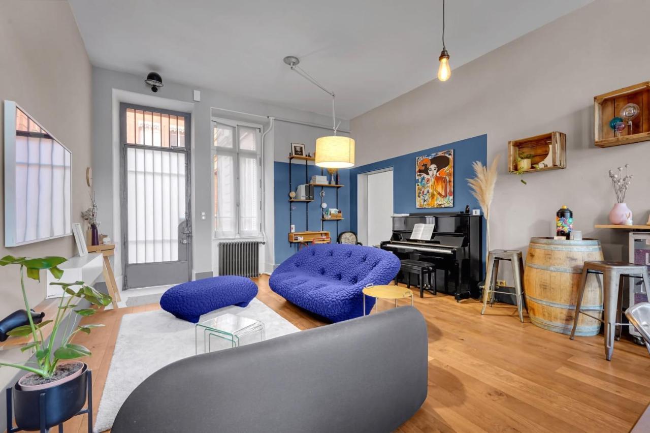 Bleu Du Maine - Elegant T3 Avec Terrasse Daire Toulouse Dış mekan fotoğraf